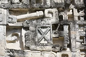 Stucco Prints: Stucco Designs, Structure II, Mayan Ruins
