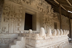 Ek Balam Prints: Stucco sculpture, Monster Mouth, The Tomb of Ukit Kan Lek Tok (Mayan Ruler), The Acropolis
