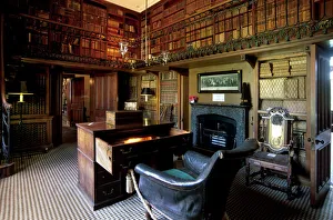 Chair Prints: The study and desk where Sir Walter Scott wrote his novels