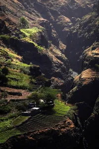 Santo Prints: The stunning coastline near Cha de Branquinha, northwest Saint Anthony, Cape Verde