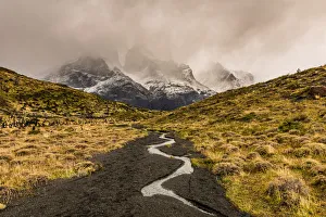 Dirt Track Prints: Stunning mountain scenery, Chile, South America
