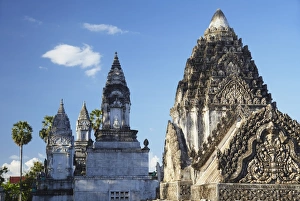 Stupas Prints: Stupas at Wat Nokor, Kampong Cham, Cambodia, Indochina, Southeast Asia, Asia