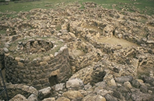 Nuraghi Prints: Su Nuraxi Nuraghic complex dating from 1500BC