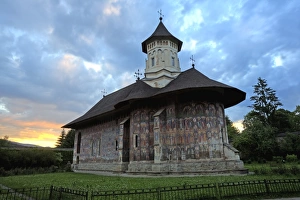 Images Dated 16th June 2009: Sucevita Monastery, UNESCO World Heritage Site, Bucovina, Romania, Europe