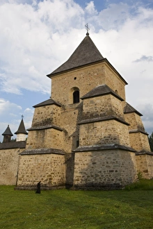 Images Dated 16th June 2009: Sucevita Monastery, UNESCO World Heritage Site, Bucovina, Romania, Europe