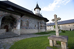 Images Dated 16th June 2009: Sucevita Monastery, UNESCO World Heritage Site, Bucovina, Romania, Europe