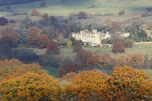 Sudeley Castle in autumn, Winchcombe, Cotswolds, Gloucestershire, England, United Kingdom