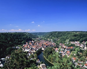 Images Dated 26th August 2009: Sulz am Neckar, Neckartal Valley, Baden Wurttemberg, Germany, Europe