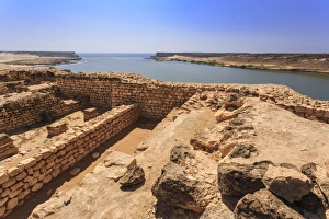 Salalah Prints: Sumhuram ruins overlooking Khor Rori (Rouri)