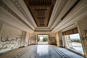 Graffiti Prints: The summer palace of Saddam Hussein, Babylon, Iraq