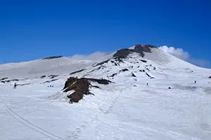 Mount Etna Prints: Summit craters of Mount Etna, UNESCO World Heritage Site, Catania, Sicily, Italy, Europe