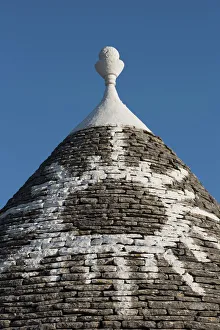 Creativity Prints: Sun painted on roof of traditional trullo in Alberobello