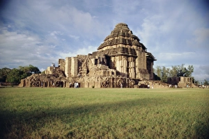 The Sun Temple dedicated to the Hindu Sun God Surya