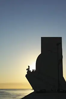 Sundown at the Monument to the Discoveries (Padrao dos Descobrimentos) by the River Tagus