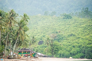 Multicoloured Prints: Sungai Pinang, West Sumatra, Indonesia, Southeast Asia