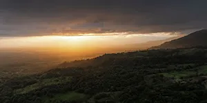 Guanacaste Province Prints: Sunrise at Arenal Volcano, Guanacaste Province, Costa Rica, Central America