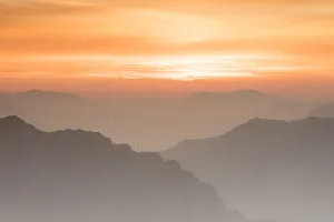 Lecco Prints: Sunrise on the Bergamo Orobie Alps seen from Monte Coltignone