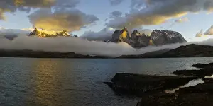 Chilean Prints: Sunrise over Cuernos del Paine