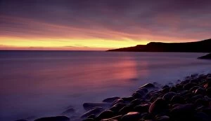 Embleton Bay Collection: Sunrise over Embleton Bay, near Alnwick, Northumberland, England, United Kingdom, Europe