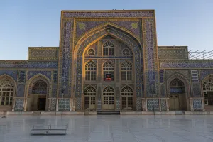 Frescos Prints: Sunrise over the Great Mosque of Herat, Afghanistan, Asia