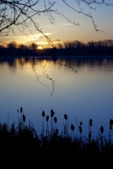 Nottinghamshire Prints: Sunrise over Kingsmill Reservoir