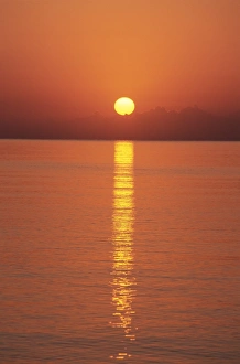 Land Prints: Sunrise over the Mediterranean Sea