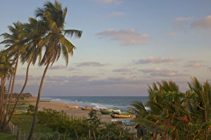 Trincomalee Prints: Sunrise on Nilaveli beach, Trincomalee, Sri Lanka, Asia