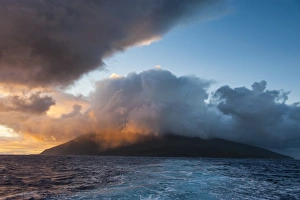 American Samoa Prints: Sunrise over Tau Island, Manua Island group, American Samoa, South Pacific, Pacific
