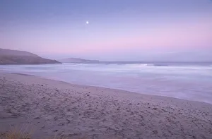 Typically Scottish Prints: Sunrise at Traigh Eais, Barra, Outer Hebrides, Scotland, United Kingdom, Europe