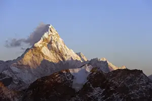 Ama Dablam Prints: Sunset on Ama Dablam, 6812m, Solu Khumbu Everest Region
