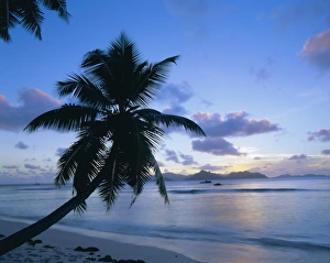 La Digue Prints: Sunset, Anse Severe