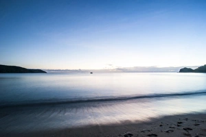 Yasawas Prints: Sunset over the beach of the Korovou Eco-Tour Resort