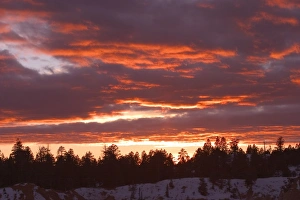 Dramatic Skies Prints: Sunset, Bryce Canyon National Park