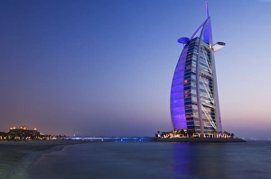 Sunset, Burj Al Arab Hotel