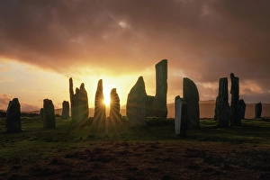 Mystical Prints: Sunset at the Callanish Standing Stones