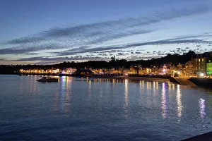 Seacoast Prints: Sunset, Cancale, Ille-et-Vilaine, Brittany, France, Europe