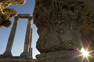 Amman Prints: Sunset, Citadel ruins