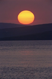 Fetlar Prints: Sunset over Colgrave Sound