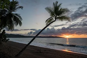 Puntarenas Province Prints: Sunset over Drake Bay, Puntarenas Province, Costa Rica, Central America