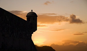 Images Dated 6th February 2008: Sunset, Fort San Felipe, Puerto Plata, Dominican Republic, West Indies, Caribbean, Central America