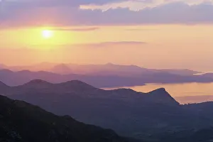 Gulf Prints: Sunset on the Gulf of Saint-Florent in the Nebbio region