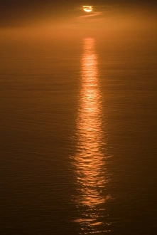 Oahu Prints: Sunset just off the coast of Oahu
