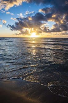 Kauai Prints: Sunset in Kauai, Hawaii, United States of America, Pacific