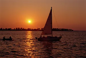 Florida Prints: Sunset, Key West