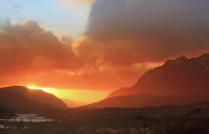 Enchanting Prints: Sunset, Liathach, Torridon, northern Scotland