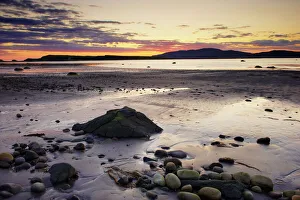 Loch Prints: Sunset on Loch na Keal and Inch Kenneth island, Isle of Mull, Inner Hebrides