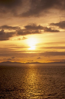 Generic Location Prints: Sunset over the Minch