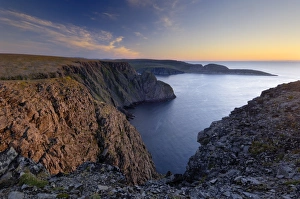 Evening Glow Prints: Sunset over Nordkapp