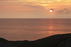 Sylt Prints: Sunset at the Red Cliff, Kampen