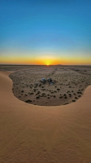 Vast Prints: Sunset in a Sand dune in the Tibesti Mountains, Chad